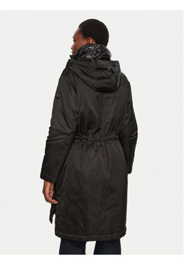 Laurèl Parka 92005 Czarny Regular Fit. Kolor: czarny. Materiał: syntetyk