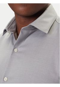 Calvin Klein Koszula LV019EU066 Szary Slim Fit. Kolor: szary. Materiał: syntetyk