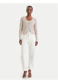 Guess Kardigan W6GR07 Z0588 Beżowy Regular Fit. Kolor: beżowy. Materiał: wiskoza #5