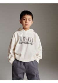 Reserved - Bluza oversize Nirvana - złamana biel. Materiał: bawełna, dzianina #1