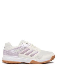 Adidas - adidas Buty halowe Speedcourt W GX3766 Beżowy. Kolor: beżowy. Materiał: materiał #6