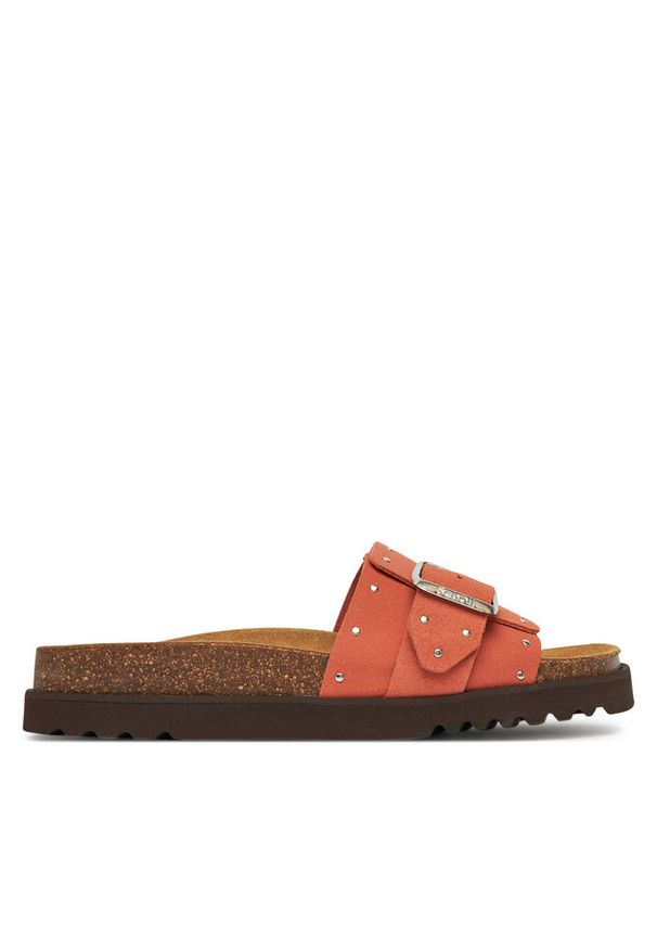 Klapki Scholl. Kolor: pomarańczowy