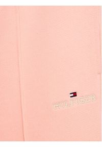 TOMMY HILFIGER - Tommy Hilfiger Spodnie dresowe KS0KS00494 D Różowy Regular Fit. Kolor: różowy. Materiał: bawełna #3