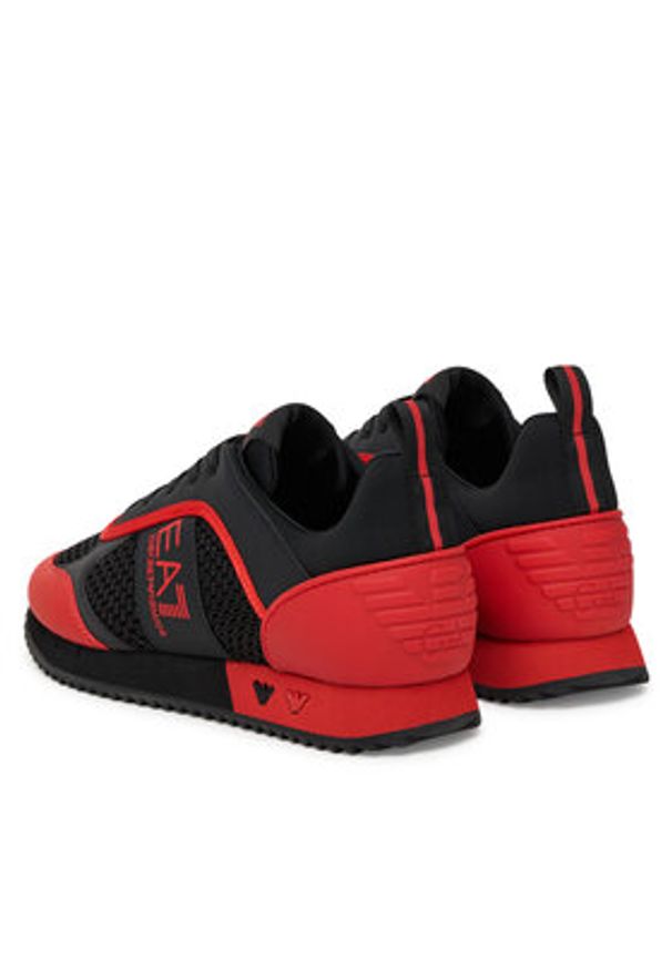 EA7 Emporio Armani Sneakersy 7X000334 AF18610 MZ330 Czarny. Kolor: czarny. Materiał: materiał