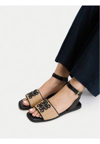 Nine West Sandały CEO-CWBFS181-03 Czarny. Kolor: czarny. Materiał: materiał #1