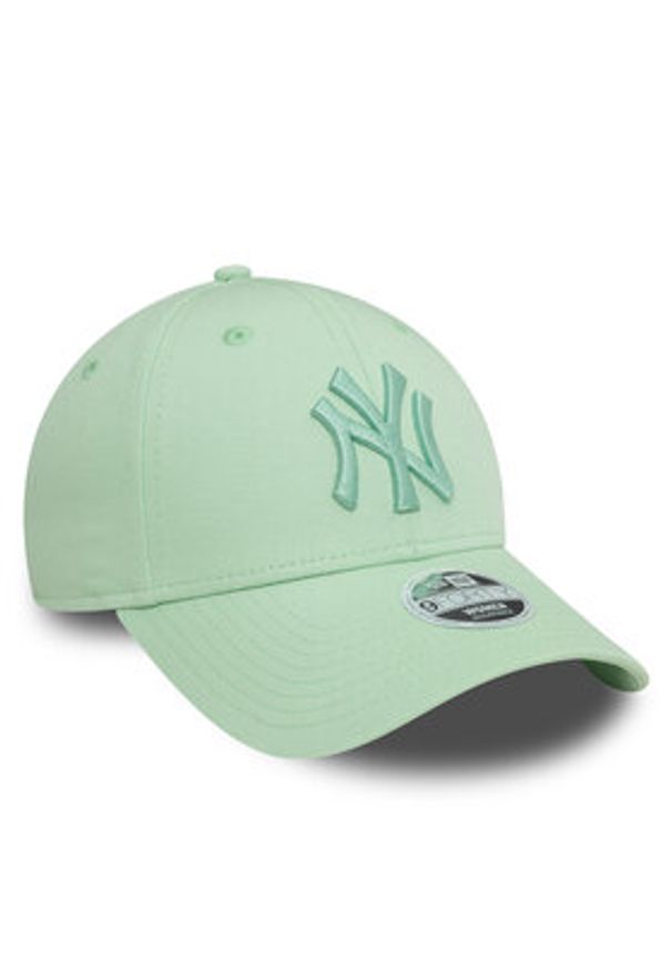 New Era Czapka z daszkiem League Essential 9Forty New York Yankees 60595169 Zielony. Kolor: zielony. Materiał: materiał, bawełna