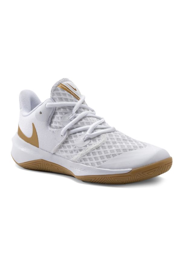 Buty do siatkówki Nike Zoom Hyperspeed Court SE. Kolor: biały, wielokolorowy, żółty. Model: Nike Court, Nike Zoom. Sport: turystyka piesza, siatkówka