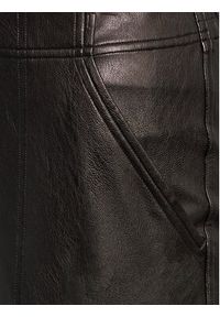 Spanx - SPANX Spodnie z imitacji skóry Like Jogger 20283R Czarny Regular Fit. Kolor: czarny. Materiał: skóra