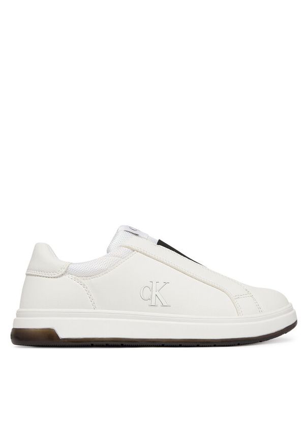 Sneakersy Calvin Klein. Kolor: biały