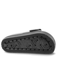 Big-Star - Czarne Klapki Big Star Wygodne Obuwie Damskie Na Platformie. Okazja: na co dzień. Kolor: czarny. Materiał: materiał. Wzór: jednolity. Obcas: na platformie. Styl: klasyczny, casual, elegancki #5