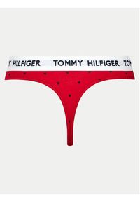 TOMMY HILFIGER - Tommy Hilfiger Stringi UW0UW05656 Czerwony. Kolor: czerwony. Materiał: bawełna