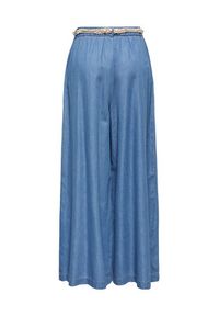 only - ONLY Spodnie materiałowe Bea Hw 15375507 Niebieski Wide Leg. Kolor: niebieski. Materiał: bawełna #2