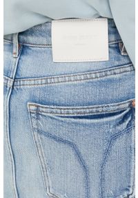 Miss Sixty spódnica jeansowa mini prosta. Kolor: niebieski. Materiał: jeans #4