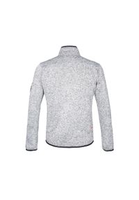 Aulp - Polar bluza rozpinana dzianinowa melanżowa Navoy AULP 3 kieszenie. Kolor: szary. Materiał: polar, dzianina. Wzór: melanż. Sezon: zima. Sport: narciarstwo