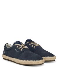 Pepe Jeans Espadryle Tourist West PMS10336 Granatowy. Kolor: niebieski. Materiał: zamsz, skóra