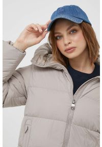 Hetrego kurtka puchowa Sloan damska kolor beżowy zimowa. Kolor: beżowy. Materiał: puch. Sezon: zima #5