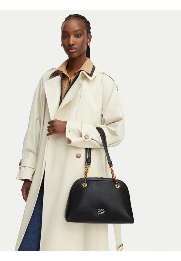 Karl Lagerfeld - KARL LAGERFELD Torebka B2W30038 Czarny. Kolor: czarny. Materiał: skórzane