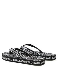 Karl Lagerfeld - KARL LAGERFELD Japonki KL81003 Y01 Czarny. Kolor: czarny. Materiał: materiał #3
