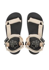 Jack Wolfskin Sandały Taiga A65623 Beżowy. Kolor: beżowy. Materiał: materiał #3