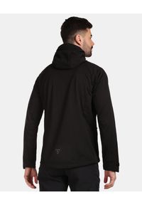 Męska kurtka softshell Kilpi BELTRA-M. Kolor: czarny. Materiał: softshell #2