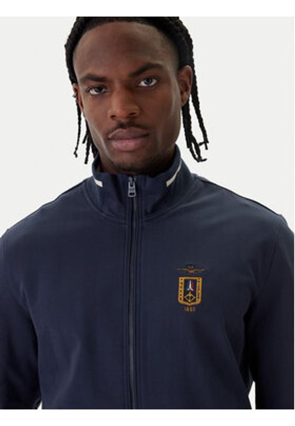 Aeronautica Militare Bluza 261FE2089UF00674 Granatowy Regular Fit. Kolor: niebieski. Materiał: bawełna