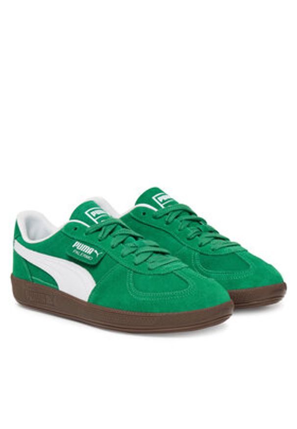 Puma Sneakersy Palermo 396463 63 Zielony. Kolor: zielony. Materiał: skóra, zamsz