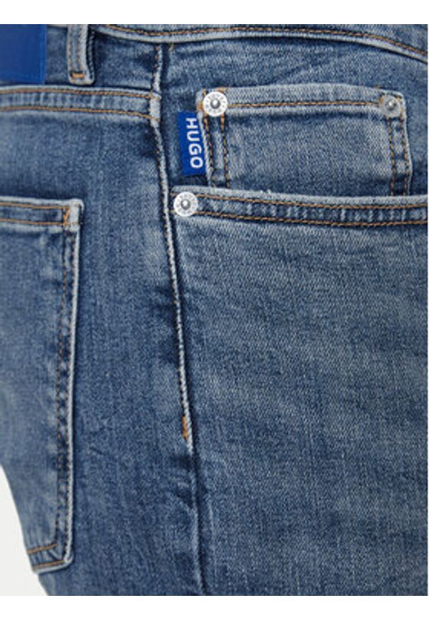 Hugo Jeansy Zane 50516504 Niebieski Extra Slim Fit. Kolor: niebieski