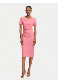 Rinascimento Sukienka koktajlowa CFC0129420003 Różowy Slim Fit. Kolor: różowy. Materiał: syntetyk. Styl: wizytowy #3