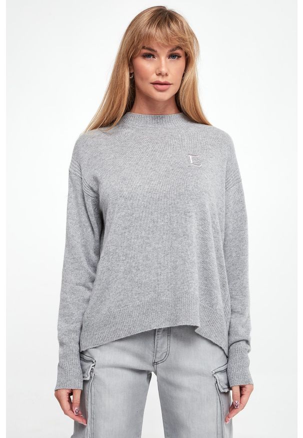 Ermanno Firenze - Sweter damski wełniany ERMANNO FIRENZE. Materiał: wełna