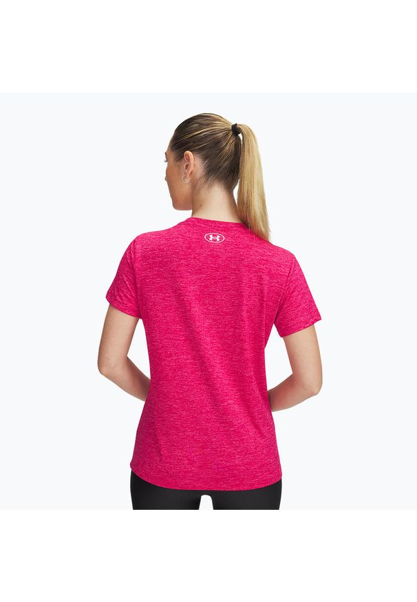 Koszulka treningowa damska Under Armour Tech C-Twist. Kolor: różowy