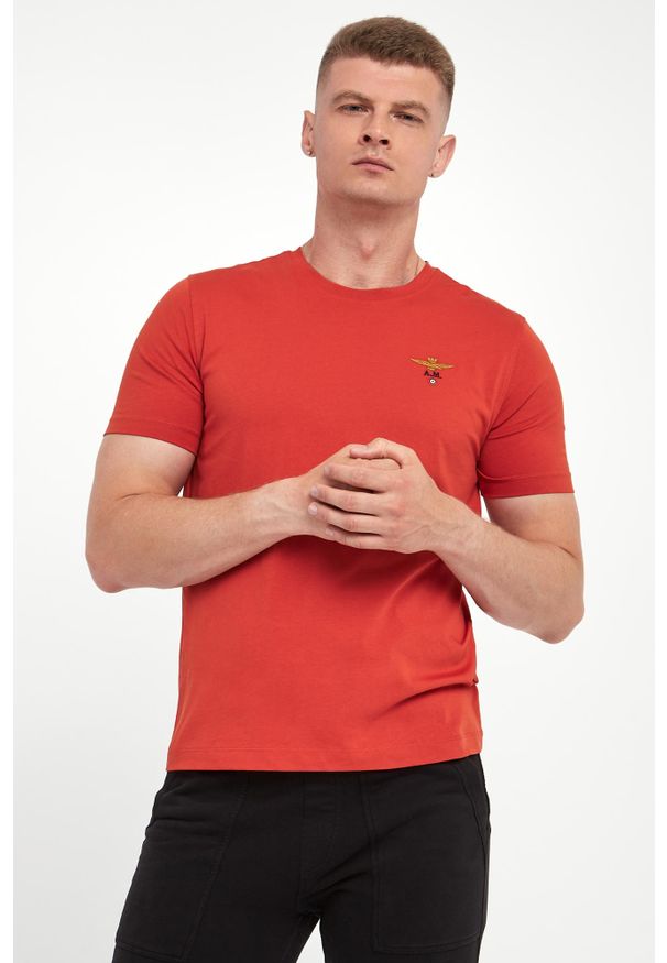 Aeronautica Militare - T-shirt męski z logo AERONAUTICA MILITARE