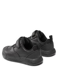 Clarks Sneakersy Steggy Stride K 261751406 Czarny. Kolor: czarny. Materiał: skóra