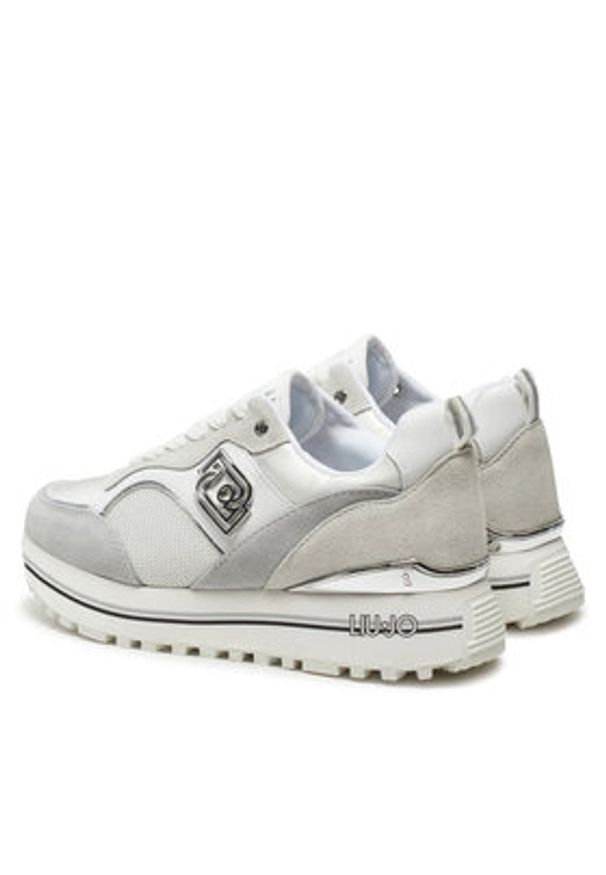Liu Jo Sneakersy Maxi Wonder 73 BF4007 PX380 Biały. Kolor: biały. Materiał: materiał