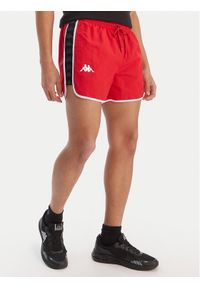 Kappa Szorty kąpielowe Banda Cali 304S6G0 Czerwony Regular Fit. Kolor: czerwony. Materiał: syntetyk #1