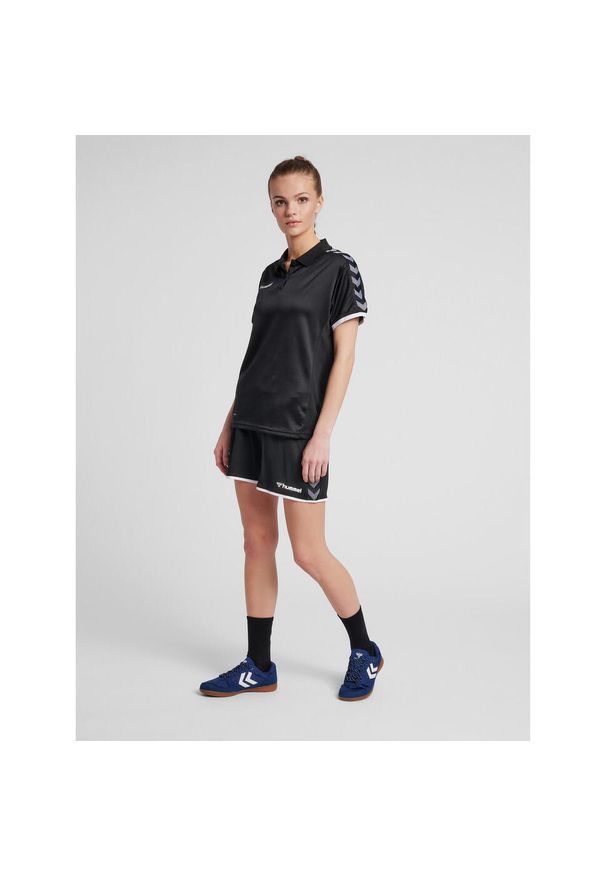 Damska koszulka polo Hummel hmlAUTHENTIC Functional. Typ kołnierza: polo. Kolor: biały, wielokolorowy, czarny. Styl: elegancki. Sport: fitness