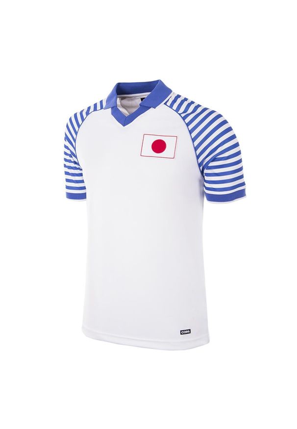 COPA FOOTBALL - Koszulka retro piłkarska dla dorosłych - Japonia 1987-88 - Biała. Kolor: biały. Sezon: lato. Sport: piłka nożna