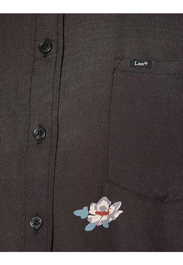 Lee - LEE ONE POCKET SHIRT DAMSKA KOSZULA FADED BLACK L45TGMOG 112110528