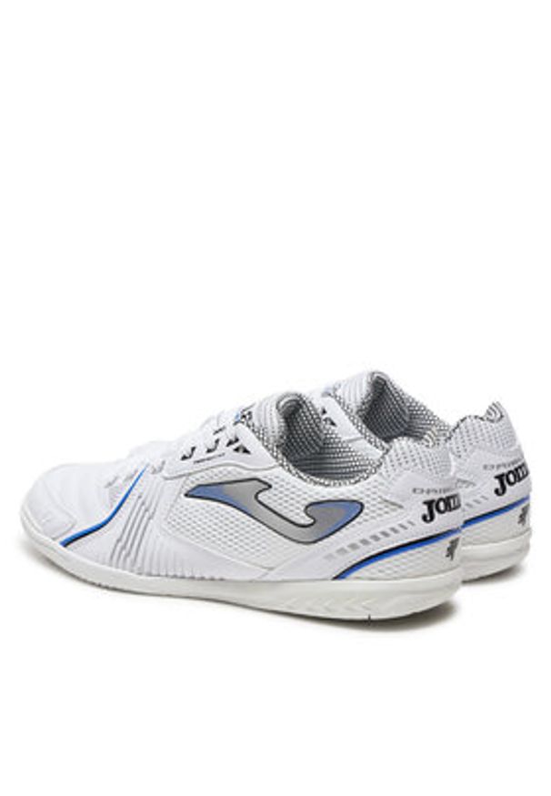Joma Buty do piłki nożnej Dribling Indoor DRIW2402IN Biały. Kolor: biały. Materiał: mesh, materiał