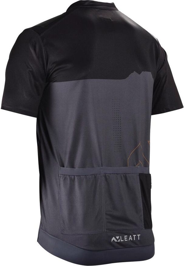 Koszulka rowerowa LEATT Jersey MTB Trail 3.0. Kolor: czarny. Materiał: jersey