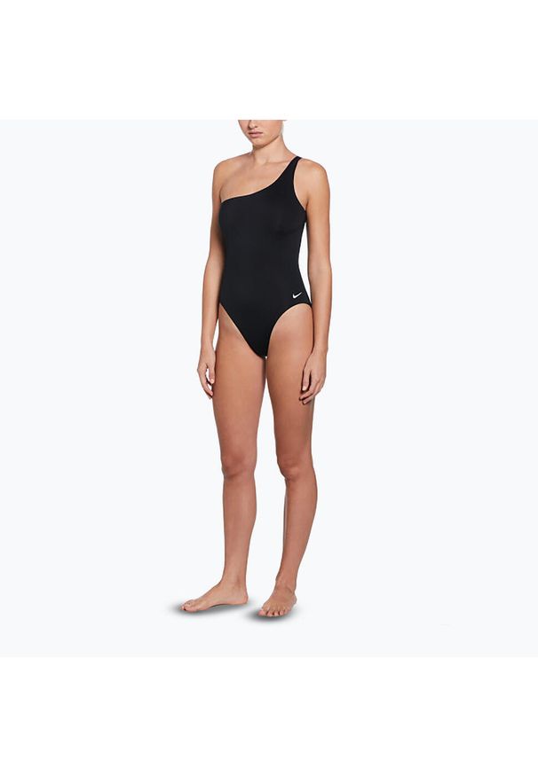 Strój pływacki jednoczęściowy damski Nike Essential Asymmetrical. Kolor: czarny