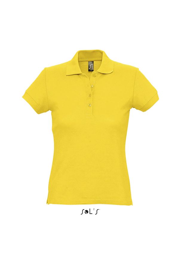 SOL'S - Polo Sol's Passion. Okazja: na co dzień. Typ kołnierza: polo. Kolor: żółty. Styl: casual