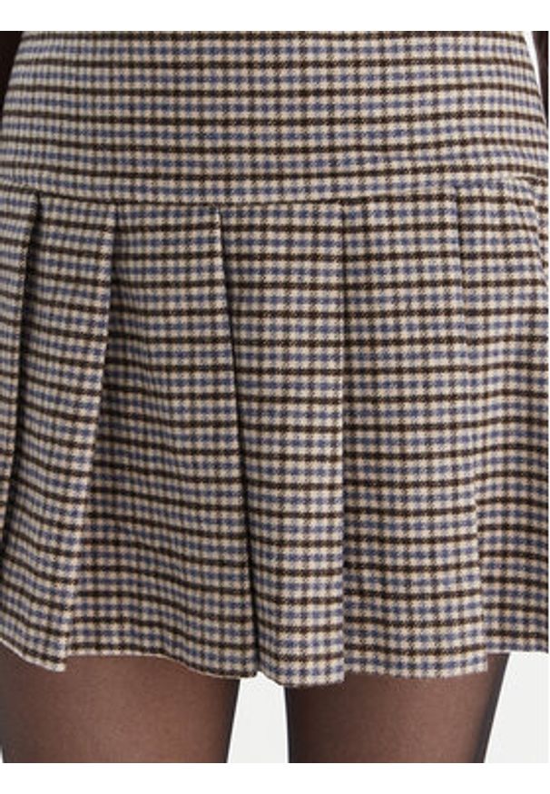 MAX&Co. Spódnica mini Canto 2526106064200 Brązowy Regular Fit. Kolor: brązowy. Materiał: syntetyk