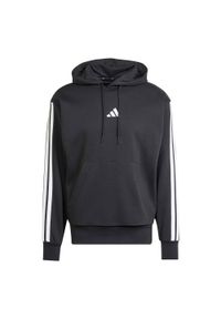 Bluza Adidas Sport M 3S Fl Hd Dorosłych. Kolor: czarny. Sport: bieganie