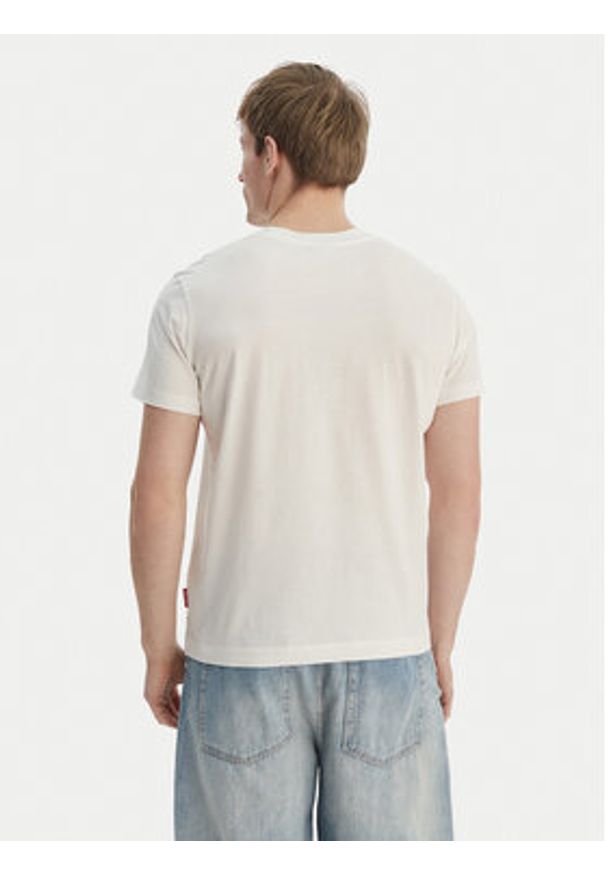 JOOP! Jeans T-Shirt JJJ-Lanakila 30101983 Écru Regular Fit. Kolor: kremowy. Materiał: bawełna