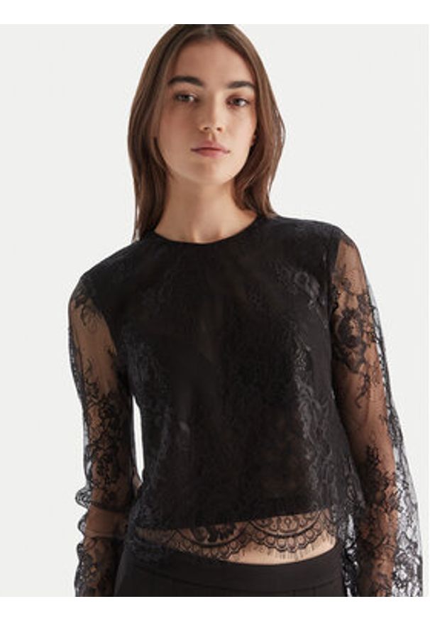 BARDOT - Bardot Bluzka Antonelle 60127TB Czarny Regular Fit. Kolor: czarny. Materiał: syntetyk