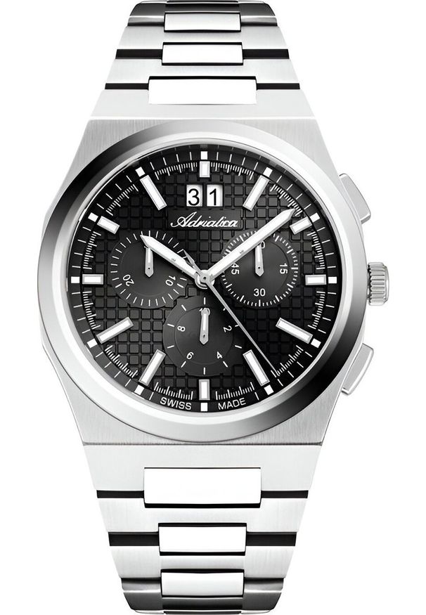 Zegarek Adriatica Zegarek męski Adriatica A8326.5114CH srebrny. Kolor: srebrny