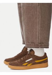 Reebok Sneakersy SS-CLUB C REVENGE VINTAGE 100261746 Brązowy. Kolor: brązowy. Materiał: skóra, zamsz. Model: Reebok Club #1