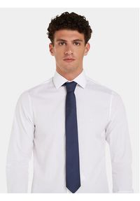 Calvin Klein Krawat K10K112341 Granatowy. Kolor: niebieski. Materiał: jedwab #3