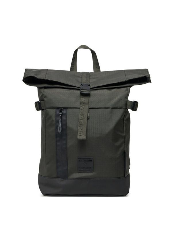 Strellson Plecak Northwood Rs Rolltop 4010003304 Khaki. Kolor: brązowy. Materiał: materiał