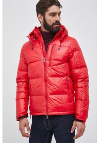Polo Ralph Lauren Kurtka puchowa 710849776003 męska kolor czerwony zimowa. Typ kołnierza: polo. Kolor: czerwony. Materiał: puch. Sezon: zima #1